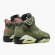 Stockx Nike Travis Scott x Air Jordan 6 Retro Olive CN1084-200 Shoes