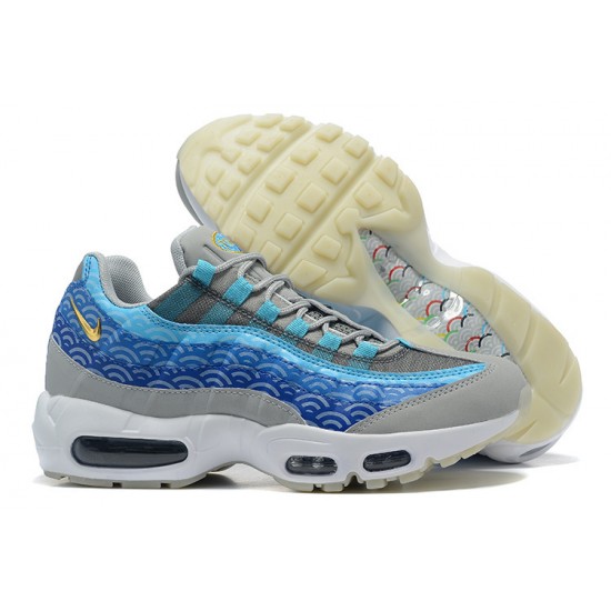 Stockx Nike Air Max 95 TT Blue Grey White CW7992-001 Shoes Men