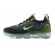 Stockx Nike Air VaporMax 2021 Flyknit Black Green DQ7640-001 Shoes Women/Men