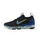 Stockx Nike Air VaporMax 2021 Flyknit Black Green and Blue Shoes Women/Men