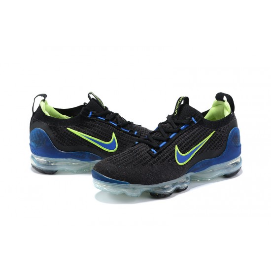 Stockx Nike Air VaporMax 2021 Flyknit Black Green and Blue Shoes Women/Men