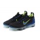 Stockx Nike Air VaporMax 2021 Flyknit Black Green and Blue Shoes Women/Men