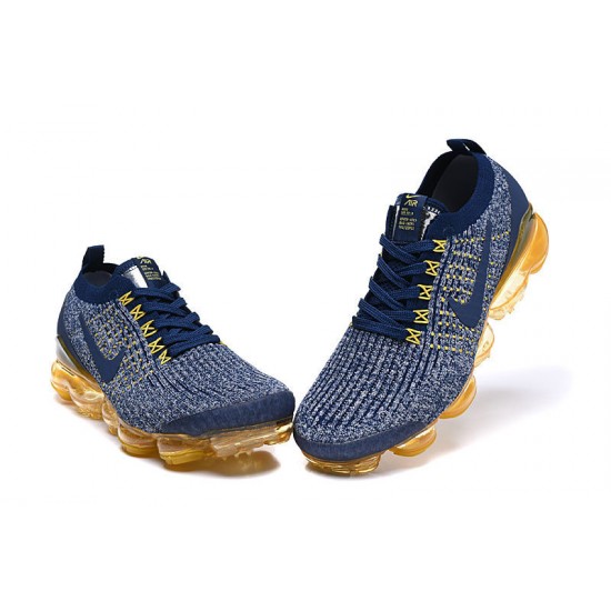 Stockx Nike Air VaporMax Flyknit 3 Blue Yellow AJ6900-444 Shoes Women/Men