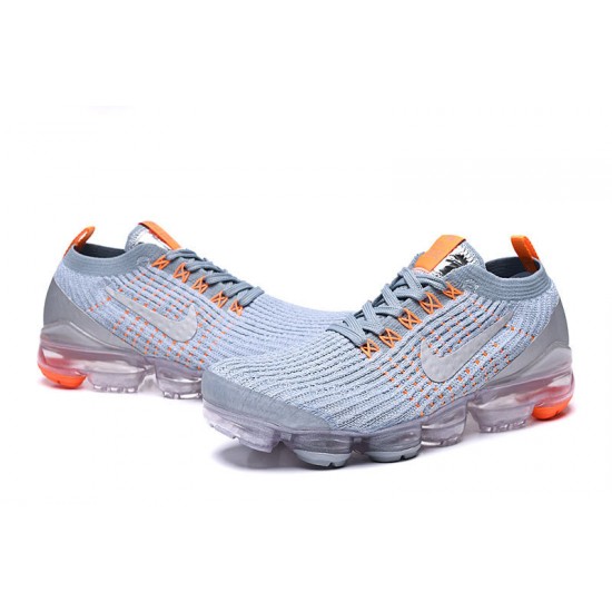 Stockx Nike Air VaporMax Flyknit 3 Grey Orange AJ6900-003 Shoes Women/Men