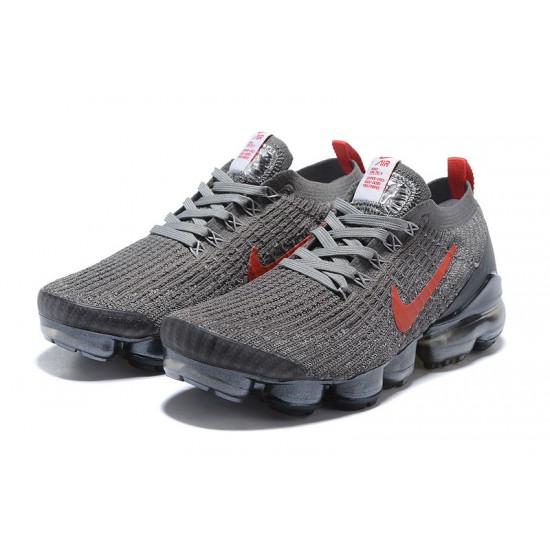 Stockx Nike Air VaporMax Flyknit 3 Grey Red CT1270-001 Shoes Women/Men