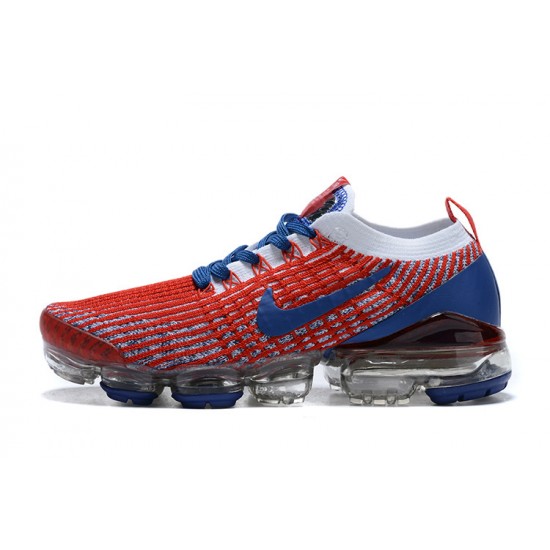 Stockx Nike Air VaporMax Flyknit 3 Red Blue CW5585-100 Shoes Women/Men