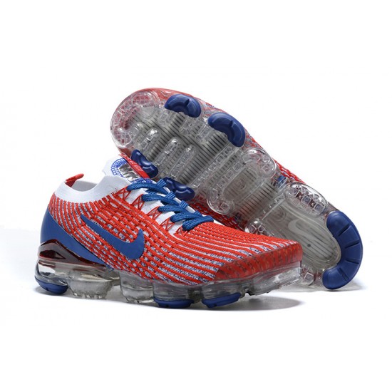 Stockx Nike Air VaporMax Flyknit 3 Red Blue CW5585-100 Shoes Women/Men