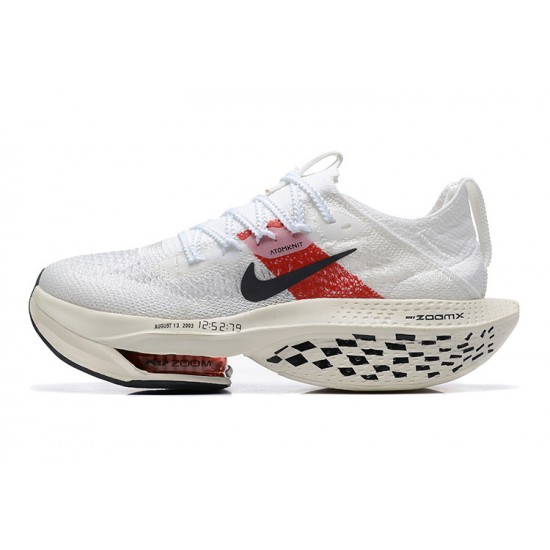 Stockx Nike Air Zoom Alphafly Next 2 White and Red Shoes Women/Men