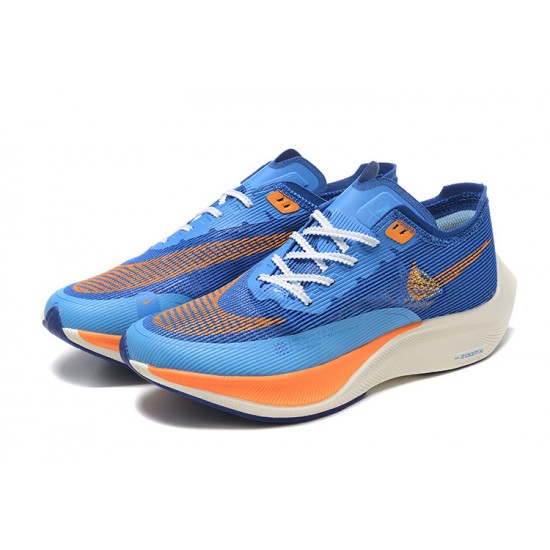 Stockx Nike ZoomX VaporFly NEXT% Blue Orange Shoes Women/Men