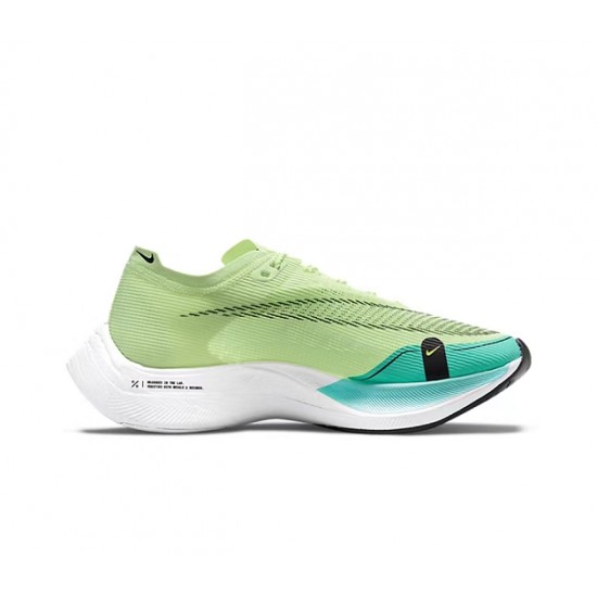 Stockx Nike ZoomX VaporFly NEXT% Green and Blue Shoes Women/Men