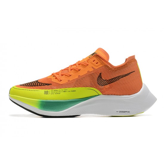 Stockx Nike ZoomX VaporFly NEXT% Orange White Shoes Women/Men