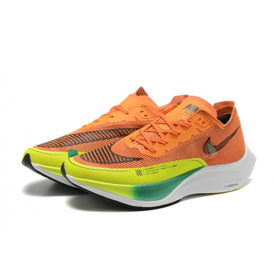 Stockx Nike ZoomX VaporFly NEXT% Orange White Shoes Women/Men