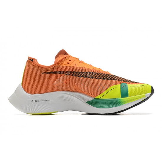 Stockx Nike ZoomX VaporFly NEXT% Orange White Shoes Women/Men