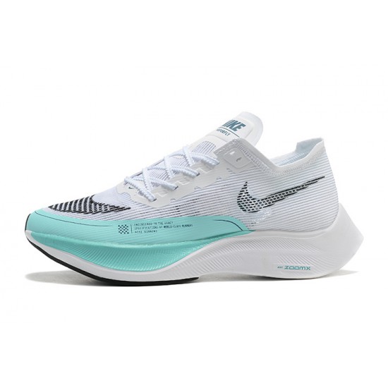 Stockx Nike ZoomX VaporFly NEXT% White Blue Shoes Women/Men