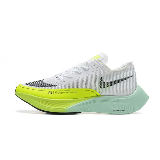 Stockx Nike ZoomX VaporFly NEXT% White Yellow Shoes Women/Men