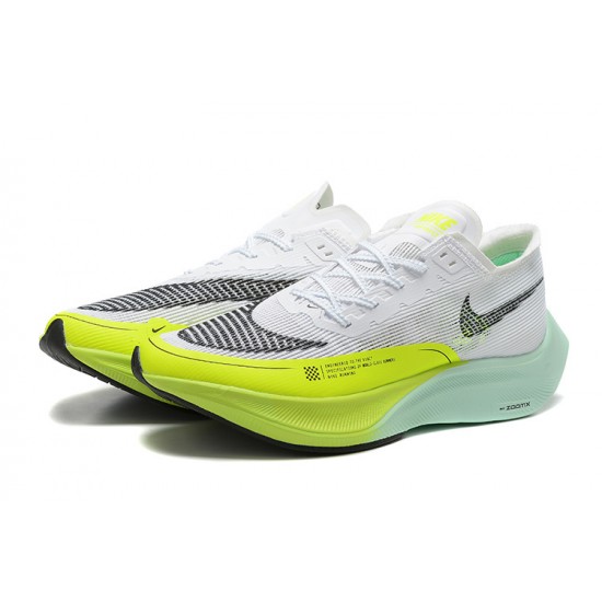 Stockx Nike ZoomX VaporFly NEXT% White Yellow Shoes Women/Men