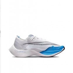 Stockx Nike ZoomX VaporFly NEXT% White and Blue Shoes Women/Men