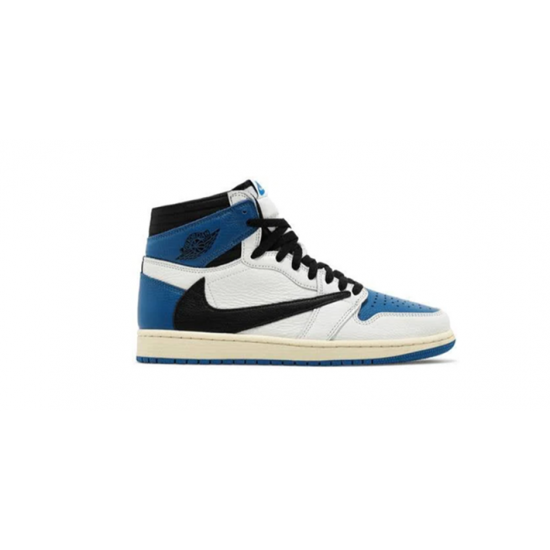 Stockx Nike Jordan 1 High SP Fragment Design x Travis Scott Blue Blue Shoes DH3227 105