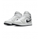 Stockx Nike Jordan 1 Mid Grey Fog (W) White Shoes BQ6472 015