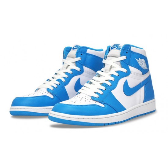 Stockx Nike Jordan 1 High UNC Blue Blue Shoes 555088 117