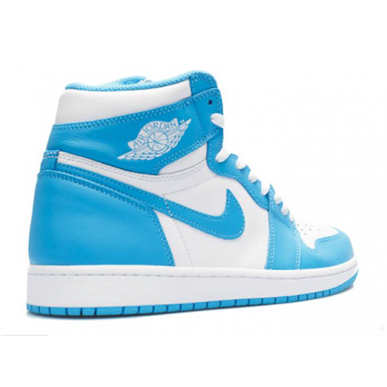 Stockx Nike Jordan 1 High UNC Blue Blue Shoes 555088 117