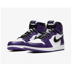 Stockx Nike Jordan 1 High Court Purple Purple Shoes 555088 500