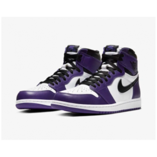 Stockx Nike Jordan 1 High Court Purple Purple Shoes 555088 500