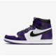 Stockx Nike Jordan 1 High Court Purple Purple Shoes 555088 500