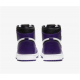 Stockx Nike Jordan 1 High Court Purple Purple Shoes 555088 500