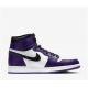 Stockx Nike Jordan 1 High Court Purple Purple Shoes 555088 500