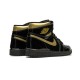 Stockx Nike Jordan 1 High Black Metallic Gold BLACK Shoes 555088 032