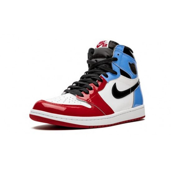 Stockx Nike Jordan 1 High Fearless Blue Red Shoes CK5666 100