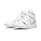 Stockx Nike Jordan 1 Mid Iridescent Reflective White White Shoes CK6587 100