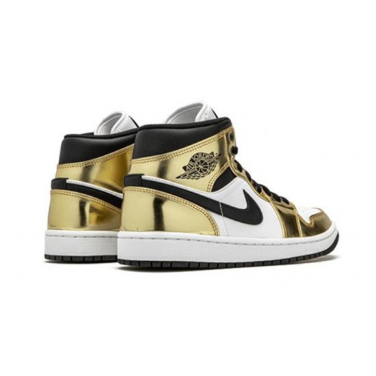 Stockx Nike Jordan 1 Mid Metallic Gold METALLIC GOLD Shoes DC1419 700