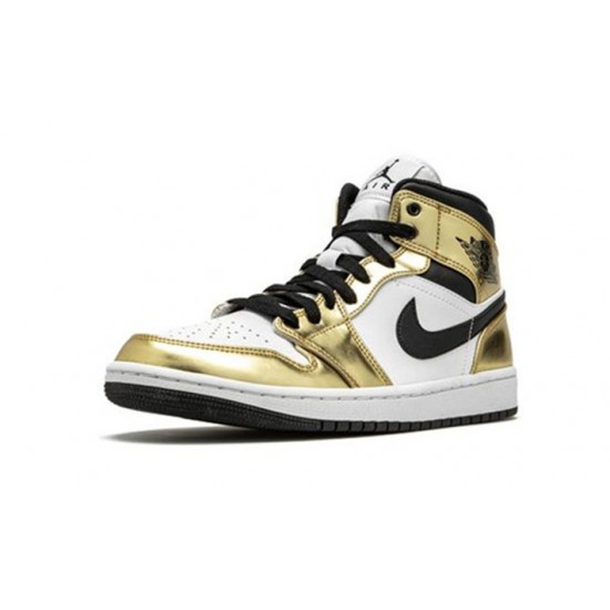 Stockx Nike Jordan 1 Mid Metallic Gold METALLIC GOLD Shoes DC1419 700