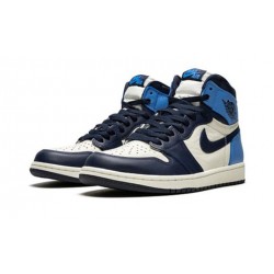 Stockx Nike Jordan 1 High OG “Obsidian/University Blue SAIL Shoes 555088 140