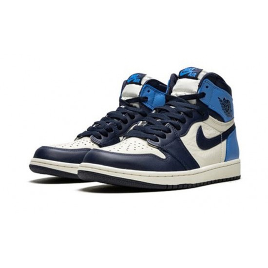 Stockx Nike Jordan 1 High OG “Obsidian/University Blue SAIL Shoes 555088 140