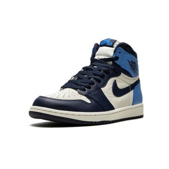 Stockx Nike Jordan 1 High OG “Obsidian/University Blue SAIL Shoes 555088 140