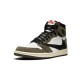 Stockx Nike Jordan 1 High Travis Scott Brown Shoes CD4487 100