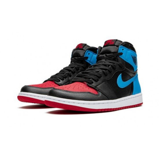 Stockx Nike Jordan 1 High UNC to Chicago BLACK Shoes CD0461 046