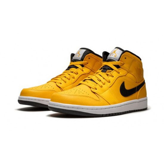 Stockx Nike Jordan 1 Mid Taxi Yellow UNIVERSITY GOLD UNIVERSITY GOLD Shoes 554724 700