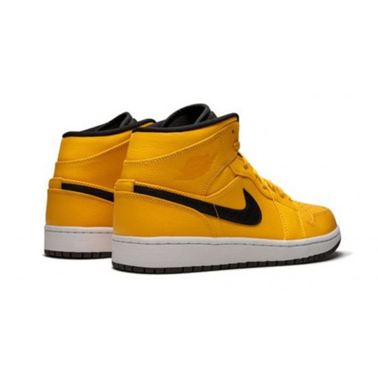 Stockx Nike Jordan 1 Mid Taxi Yellow UNIVERSITY GOLD UNIVERSITY GOLD Shoes 554724 700