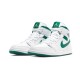 Stockx Nike Jordan 1 Mid White Mystic Green WHITE WHITE Shoes CD6759 103