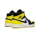 Stockx Nike Jordan 1 Mid Yellow Toe BLACK Shoes 852542 071