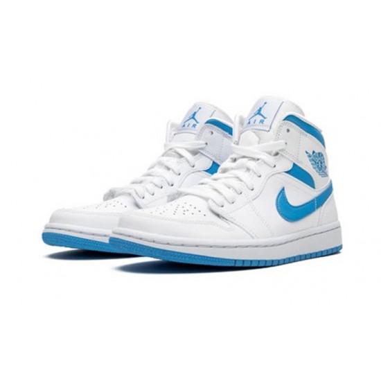 Stockx Nike Jordan 1 Mid Sail Light Blue UNIVERSITY BLUE UNIVERSITY BLUE Shoes BQ6472 114