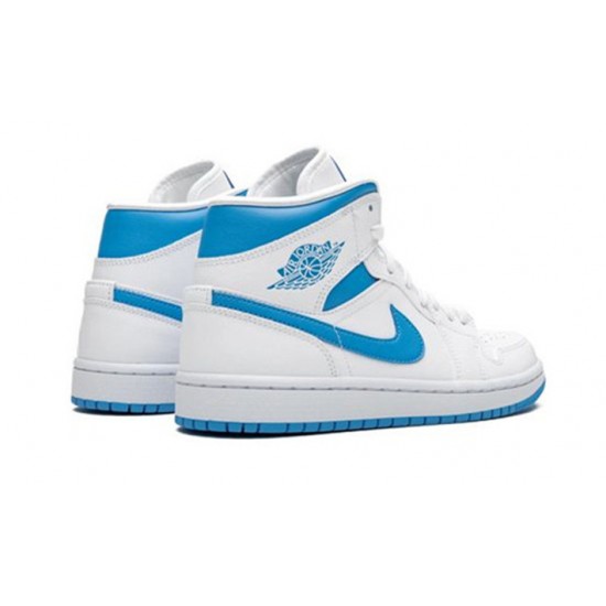 Stockx Nike Jordan 1 Mid Sail Light Blue UNIVERSITY BLUE UNIVERSITY BLUE Shoes BQ6472 114