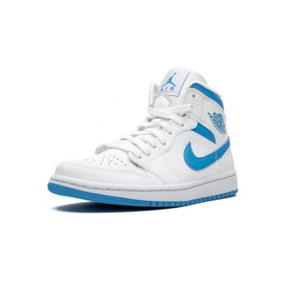 Stockx Nike Jordan 1 Mid Sail Light Blue UNIVERSITY BLUE UNIVERSITY BLUE Shoes BQ6472 114