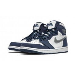 Stockx Nike Jordan 1 High Midnight Navy WHITE Shoes DC1788 100