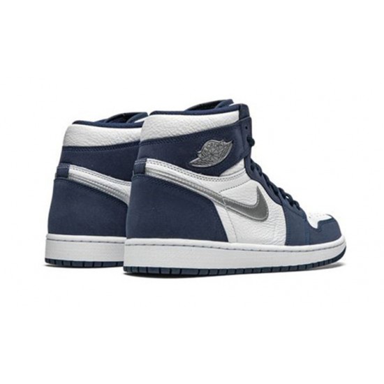 Stockx Nike Jordan 1 High Midnight Navy WHITE Shoes DC1788 100