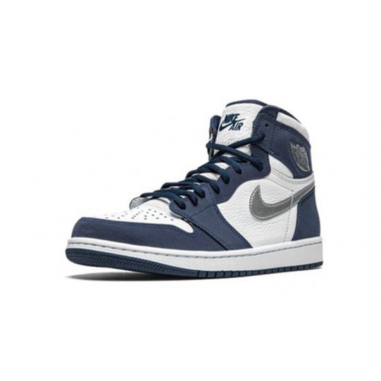 Stockx Nike Jordan 1 High Midnight Navy WHITE Shoes DC1788 100